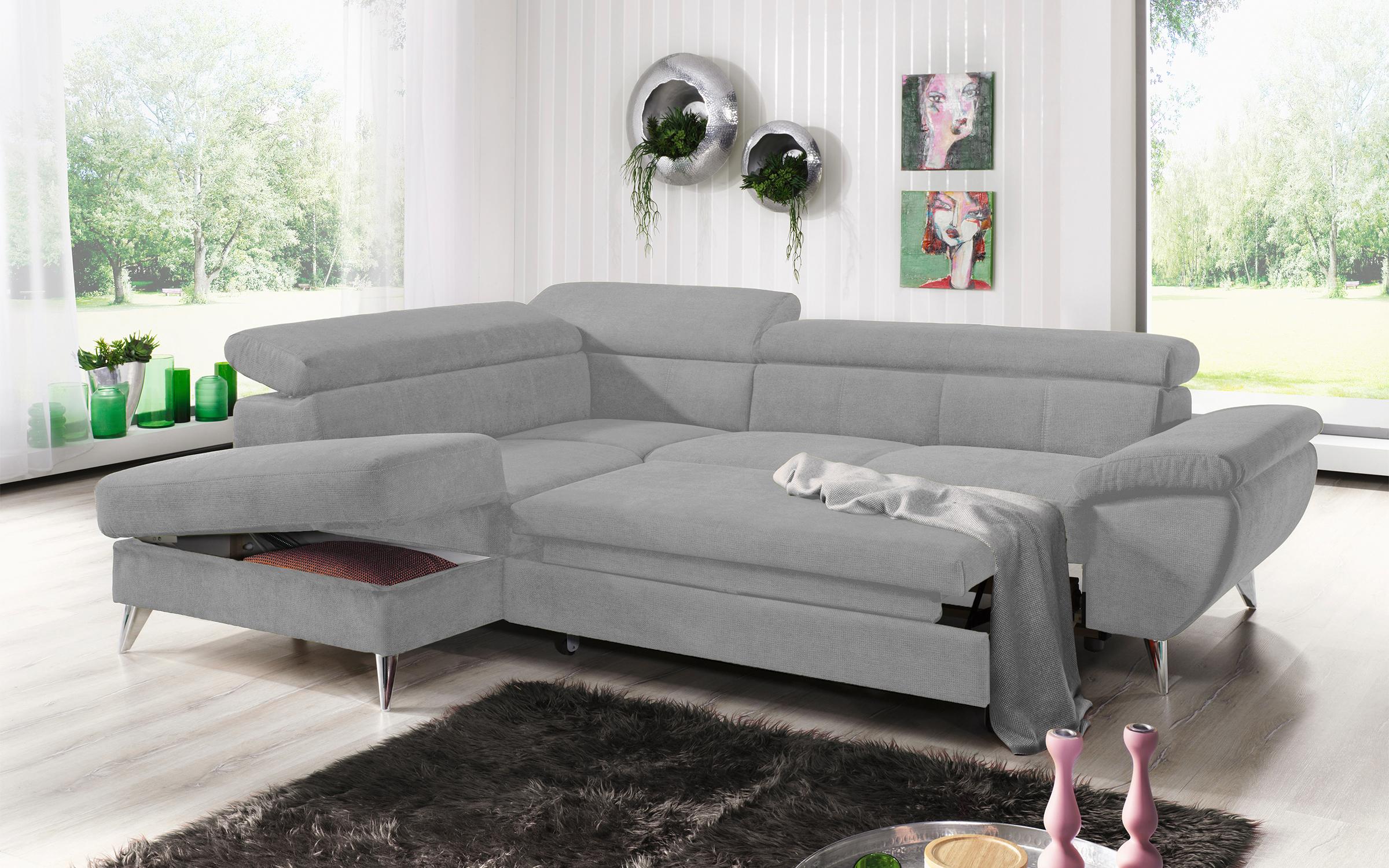 Coltar extensibil Atlantic, gri  3